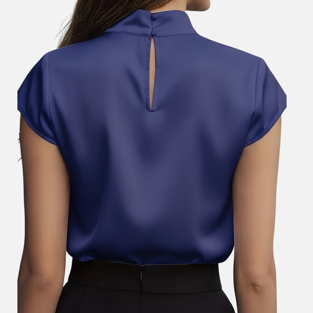 Amvanto | Women’s Elegant Short-Sleeve Blouse