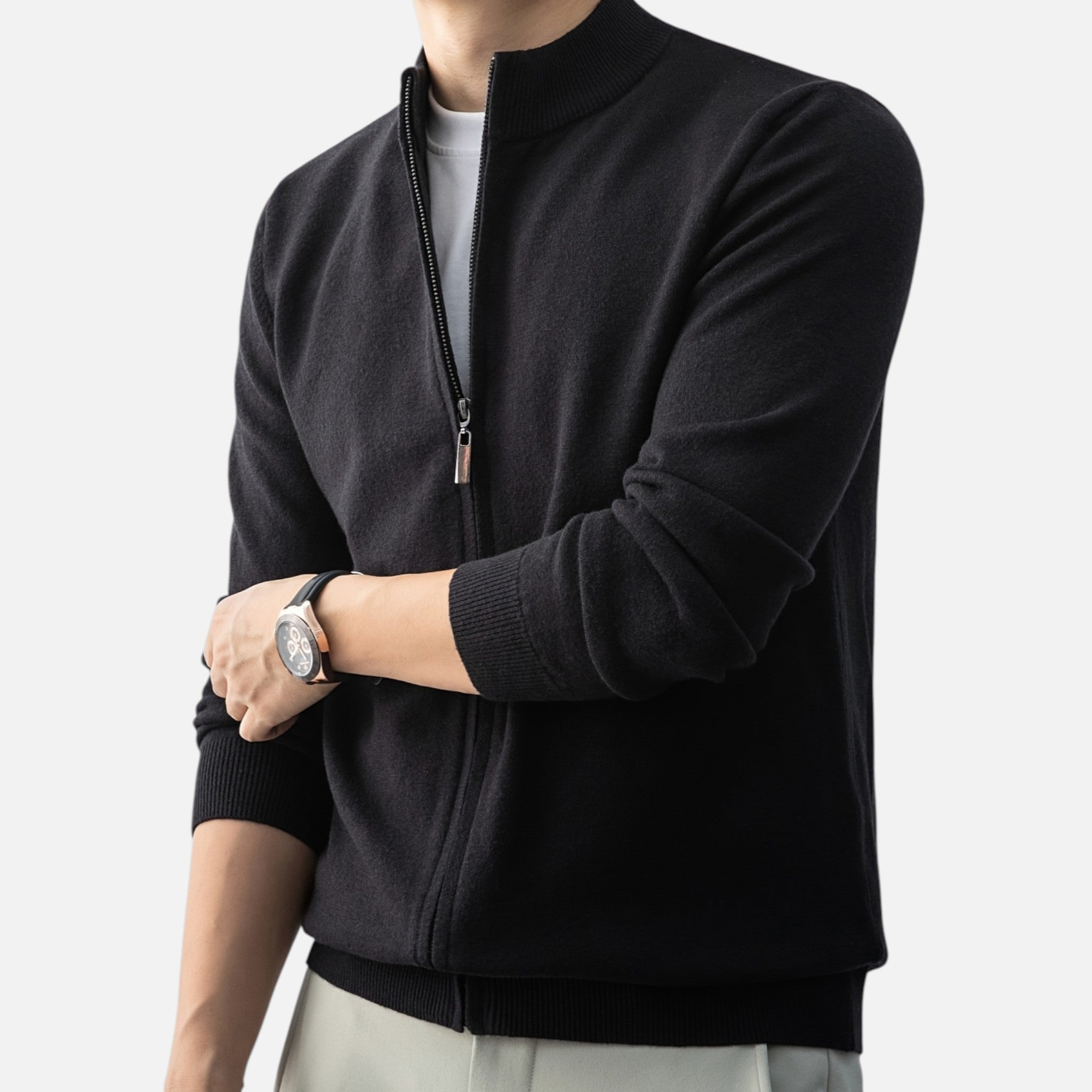 Amvanto | Men’s Heritage Zip Cardigan