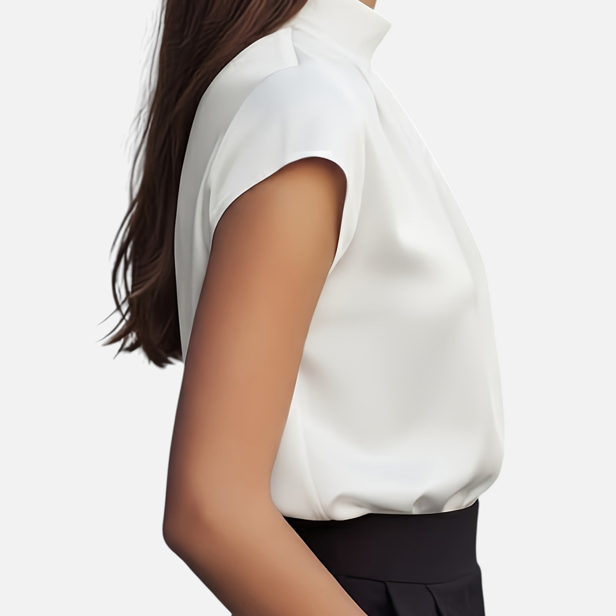 Amvanto | Women’s Elegant Short-Sleeve Blouse