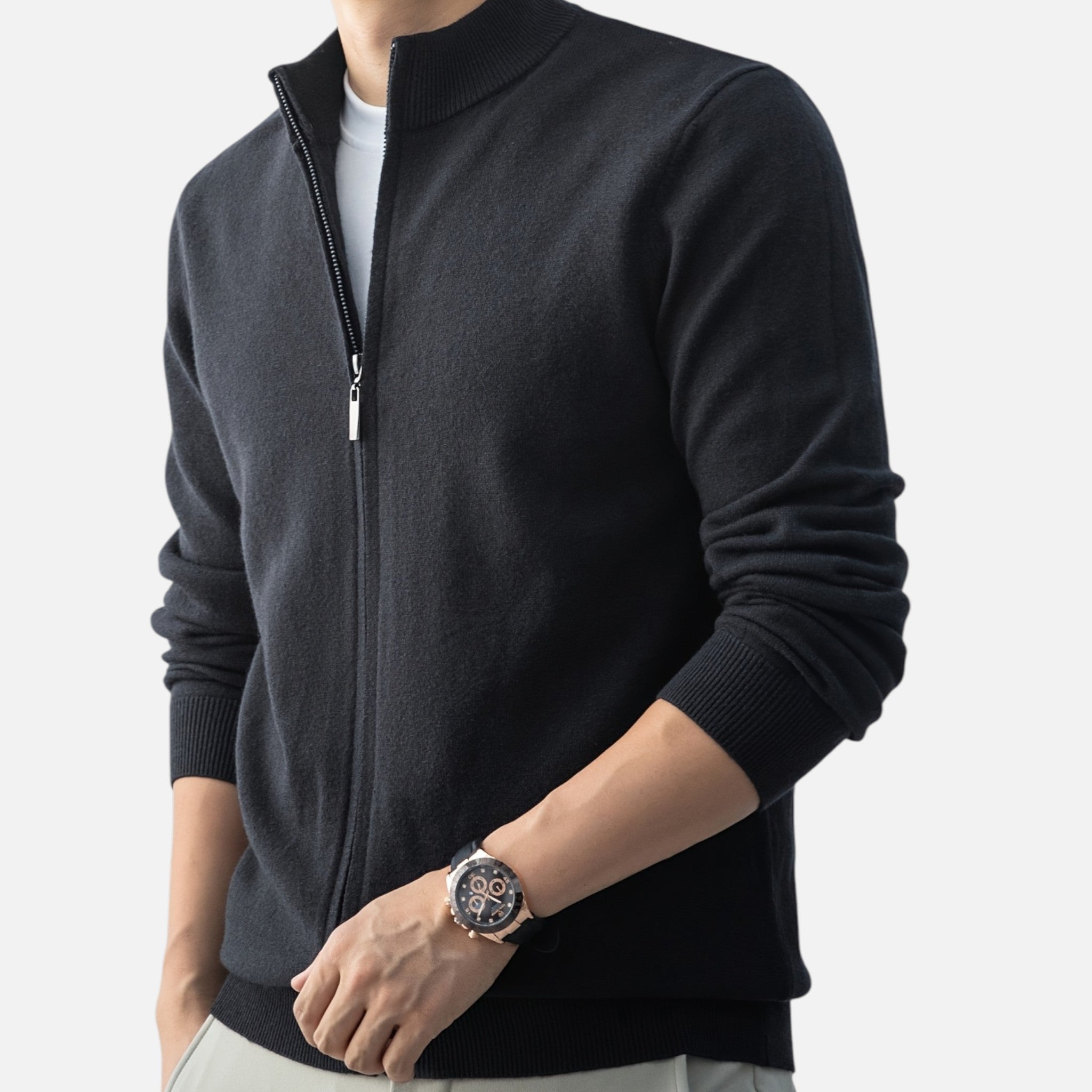 Amvanto | Men’s Heritage Zip Cardigan