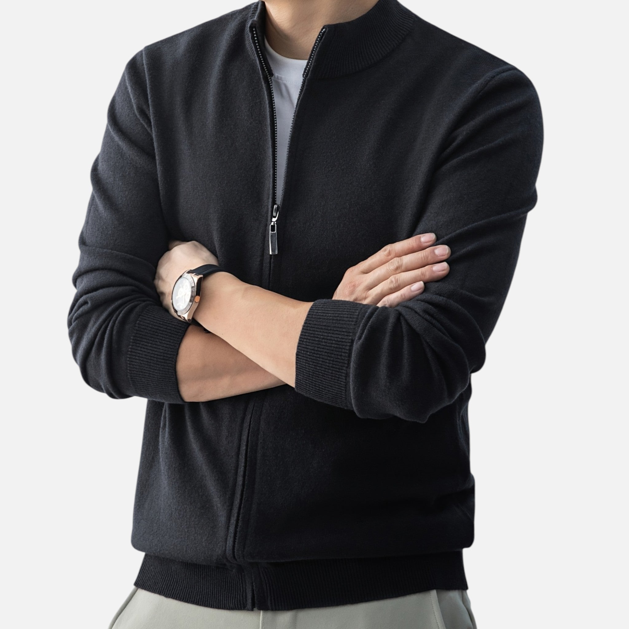 Amvanto | Men’s Heritage Zip Cardigan