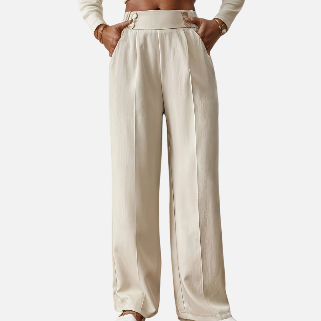 Amvanto | Women’s Refined Office Straight-Leg Trousers