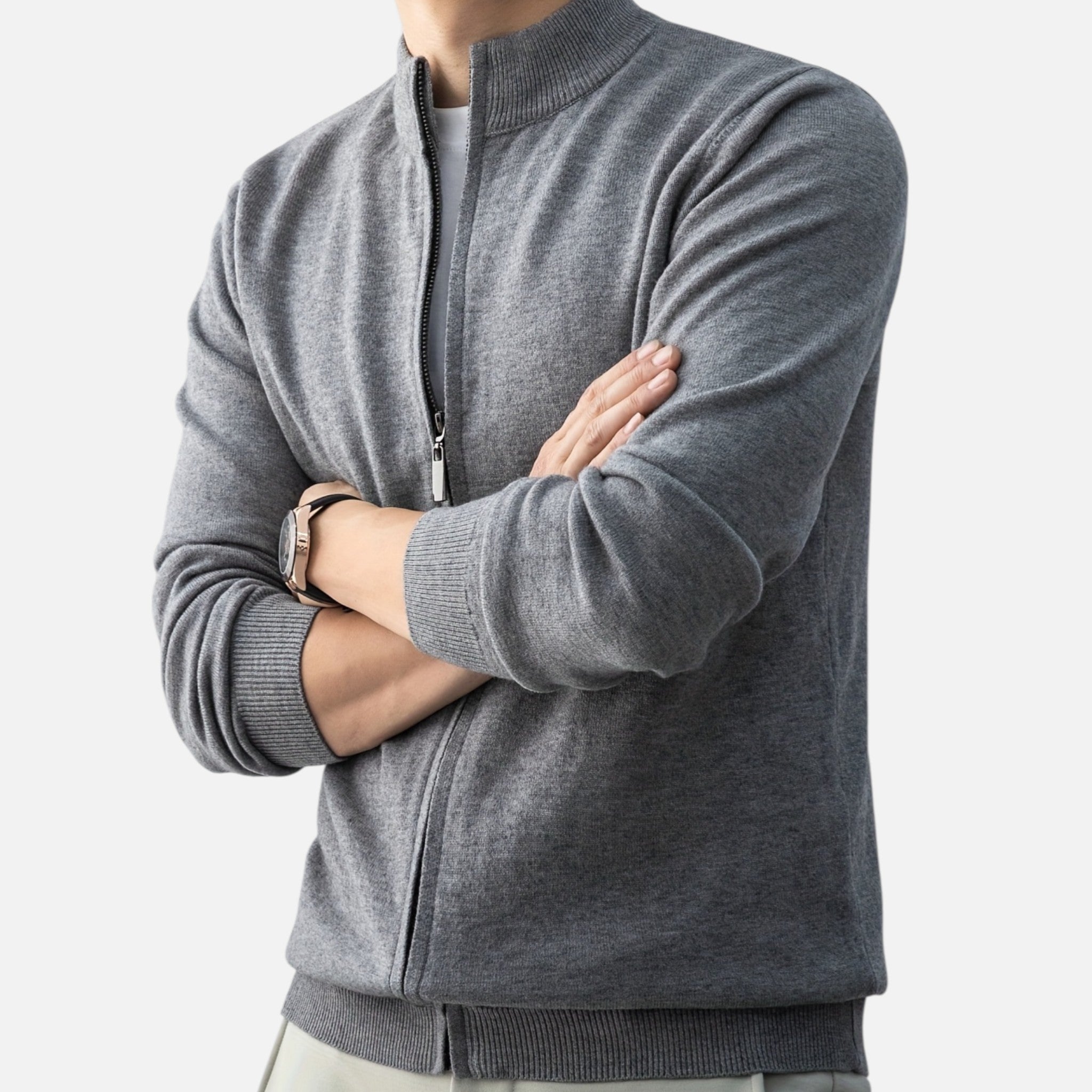 Amvanto | Men’s Heritage Zip Cardigan