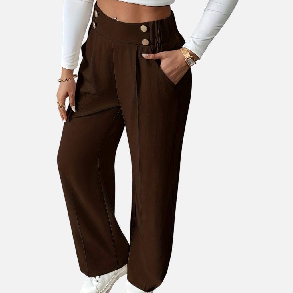Amvanto | Women’s Refined Office Straight-Leg Trousers