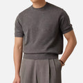 Amvanto | Men’s Lightweight Round-Neck Knit Tee