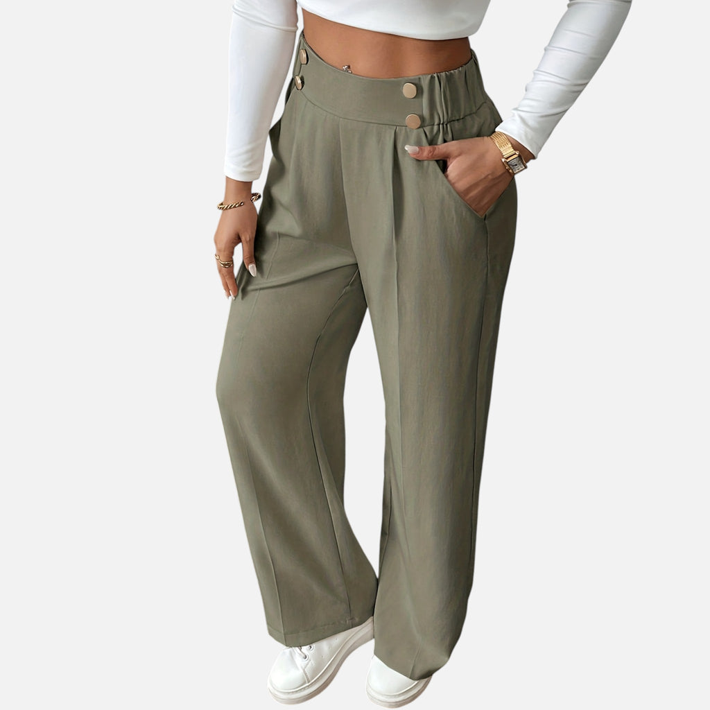 Amvanto | Women’s Refined Office Straight-Leg Trousers