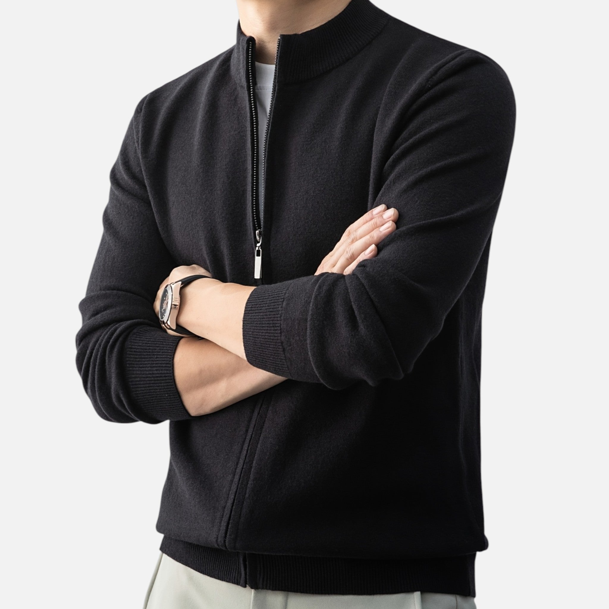 Amvanto | Men’s Heritage Zip Cardigan