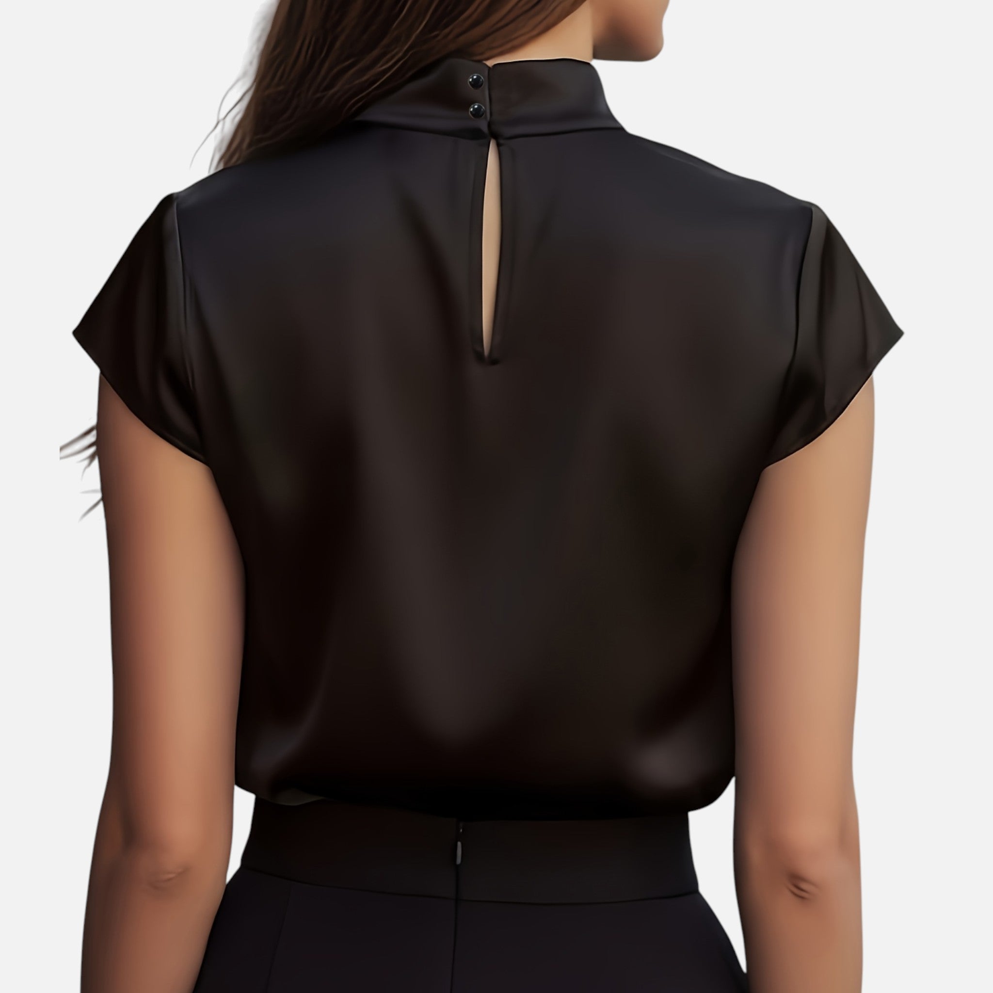 Amvanto | Women’s Elegant Short-Sleeve Blouse