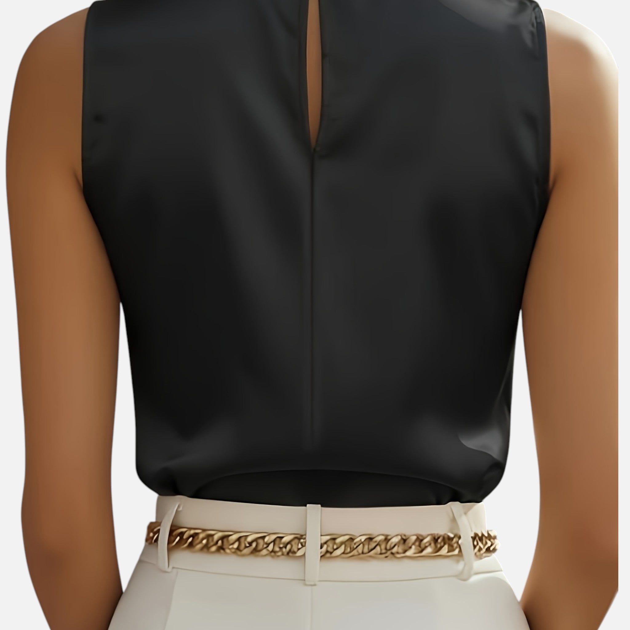Amvanto | Women’s Sleeveless Ruffle Blouse