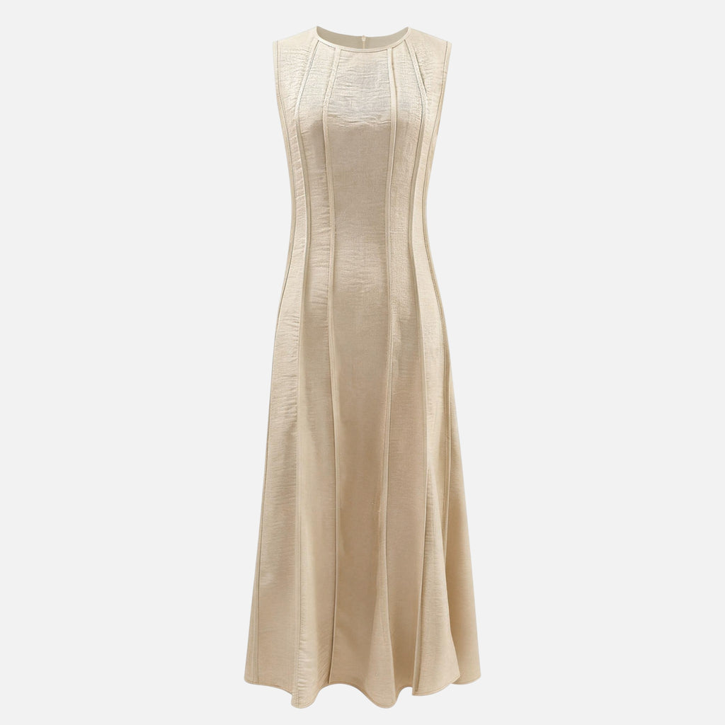 Amvanto | Sleeveless Frill-Detail Summer Dress for Women