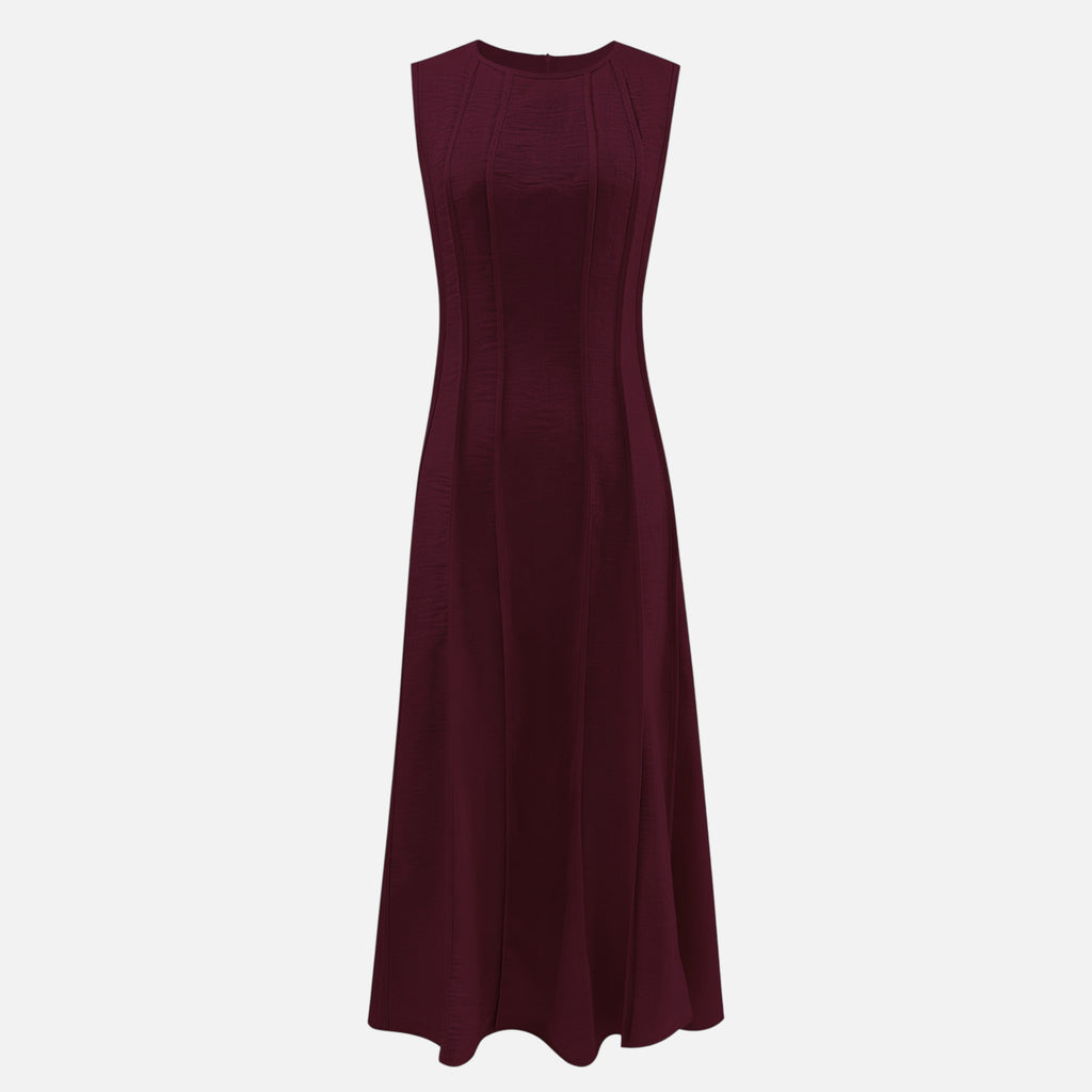 Amvanto | Sleeveless Frill-Detail Summer Dress for Women