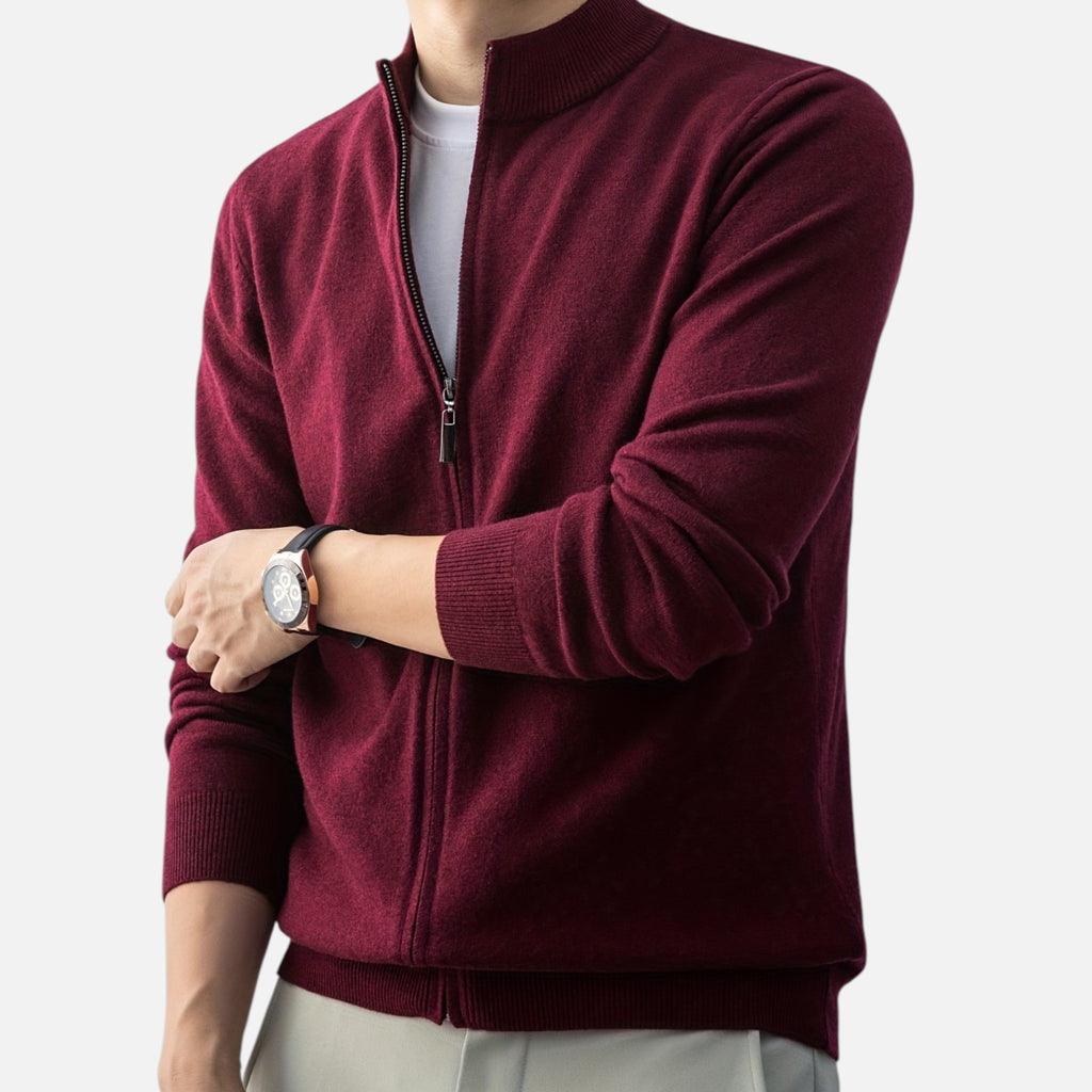 Amvanto | Men’s Heritage Zip Cardigan
