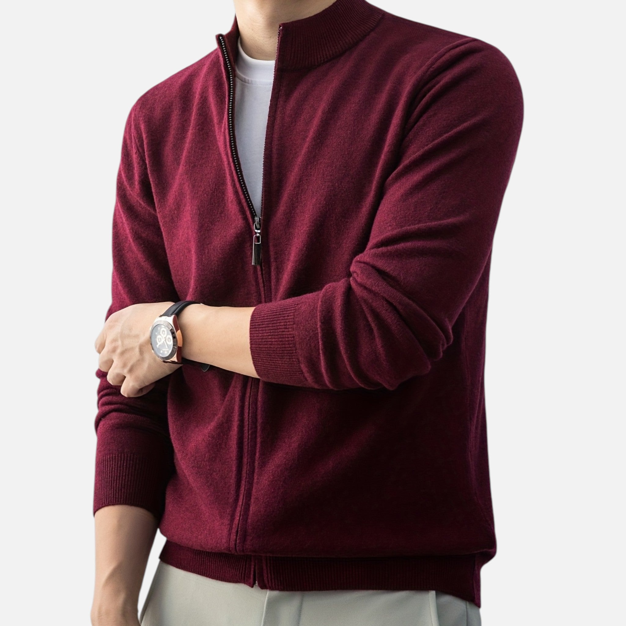 Amvanto | Men’s Heritage Zip Cardigan