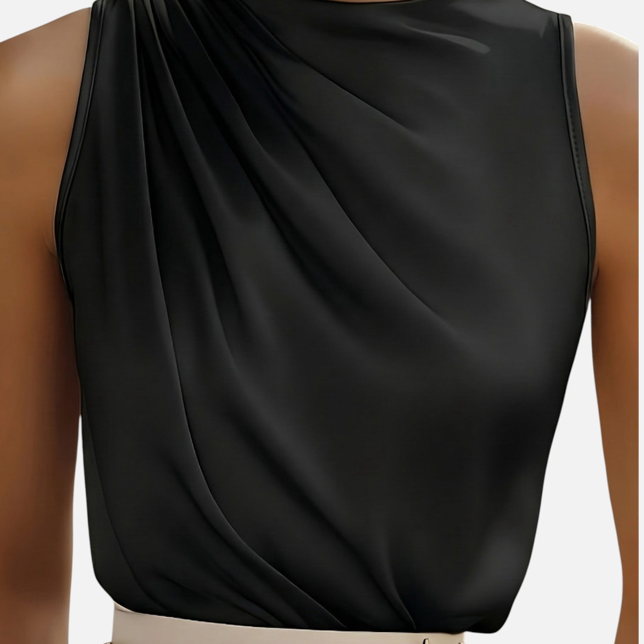 Amvanto | Women’s Sleeveless Ruffle Blouse