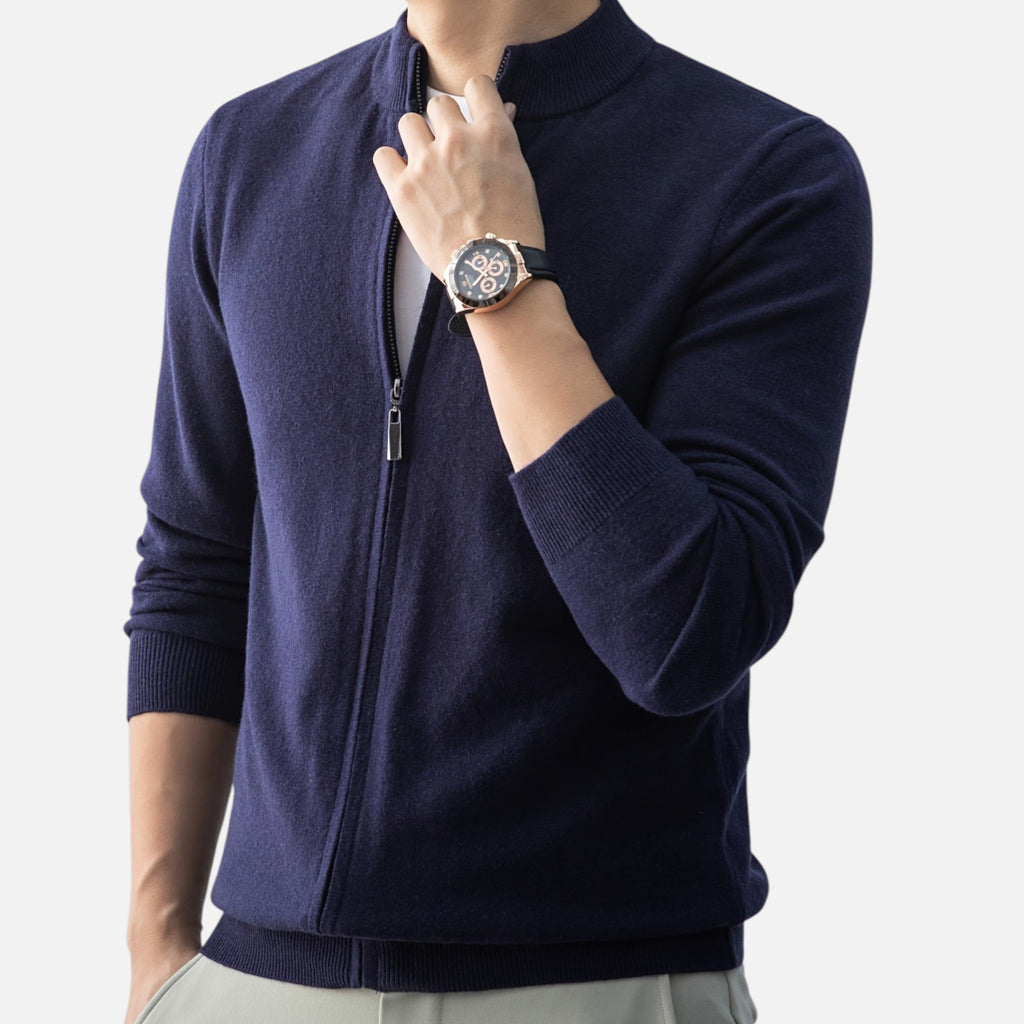 Amvanto | Men’s Heritage Zip Cardigan