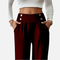 Amvanto | Women’s Refined Office Straight-Leg Trousers