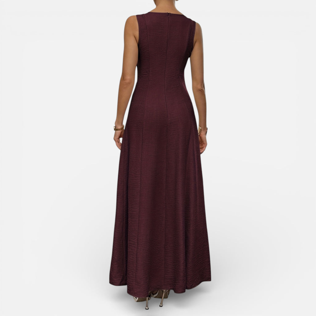 Amvanto | Sleeveless Frill-Detail Summer Dress for Women