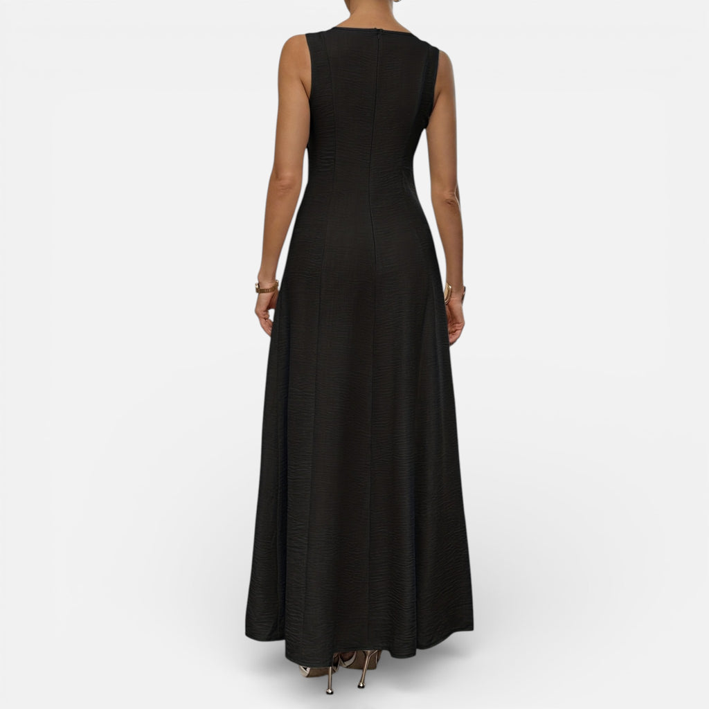 Amvanto | Sleeveless Frill-Detail Summer Dress for Women