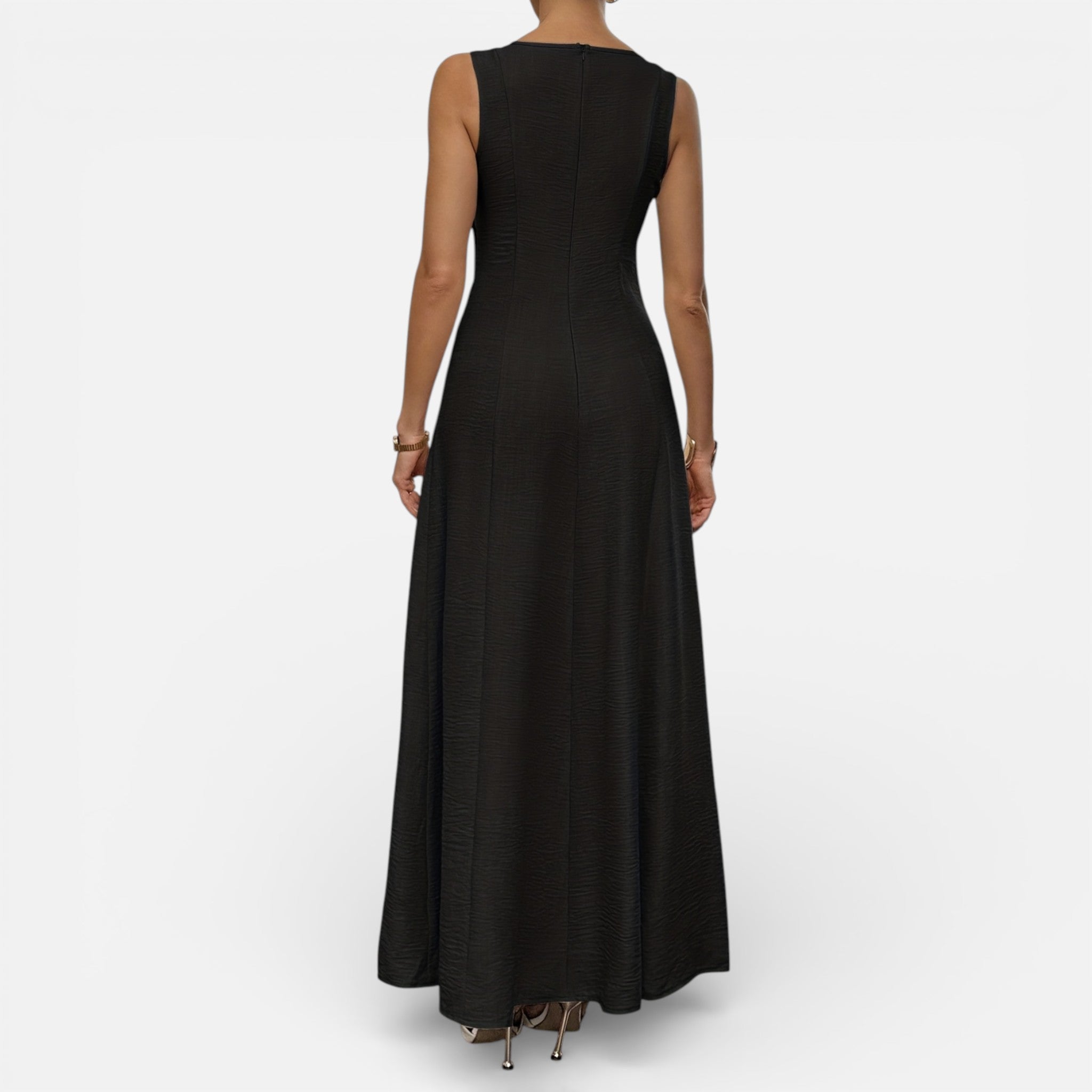 Amvanto | Sleeveless Frill-Detail Summer Dress for Women