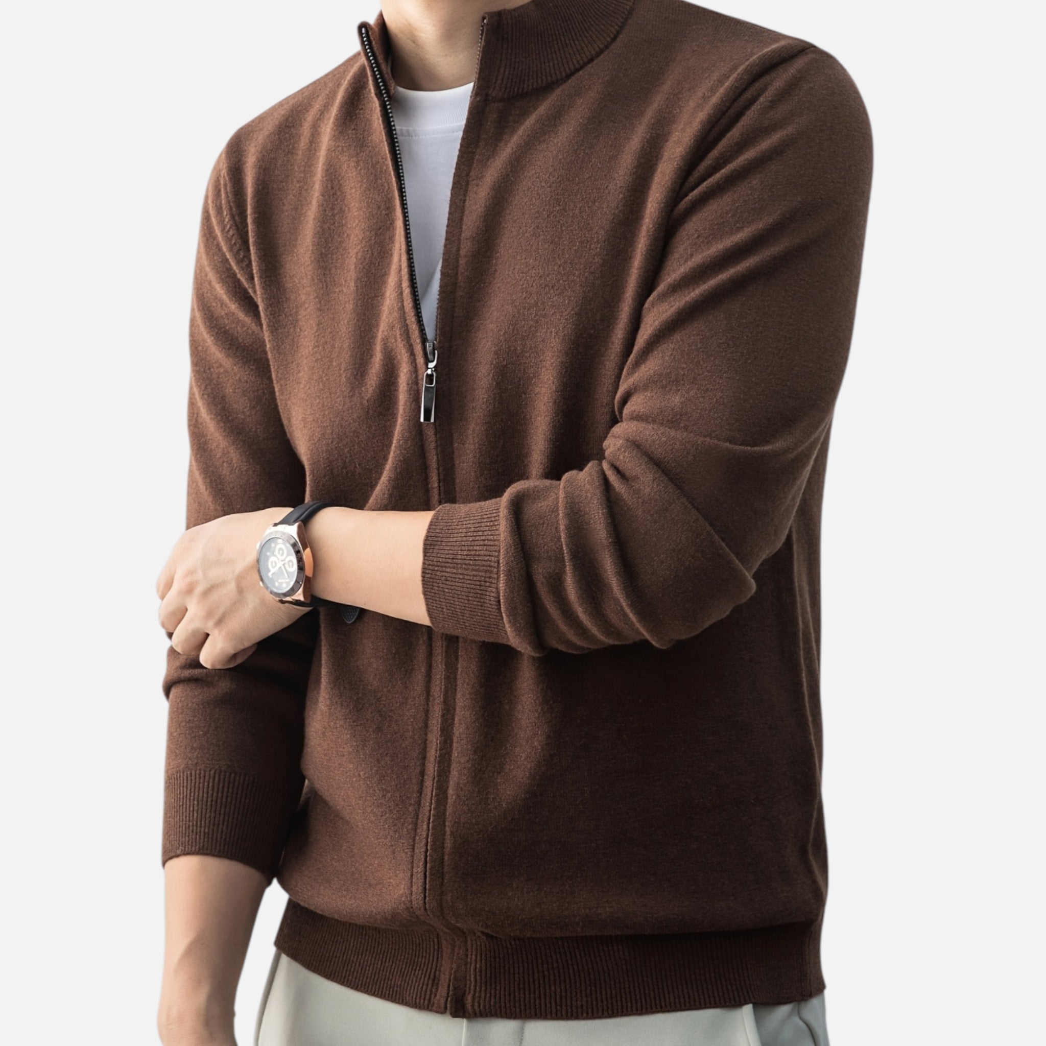 Amvanto | Men’s Heritage Zip Cardigan