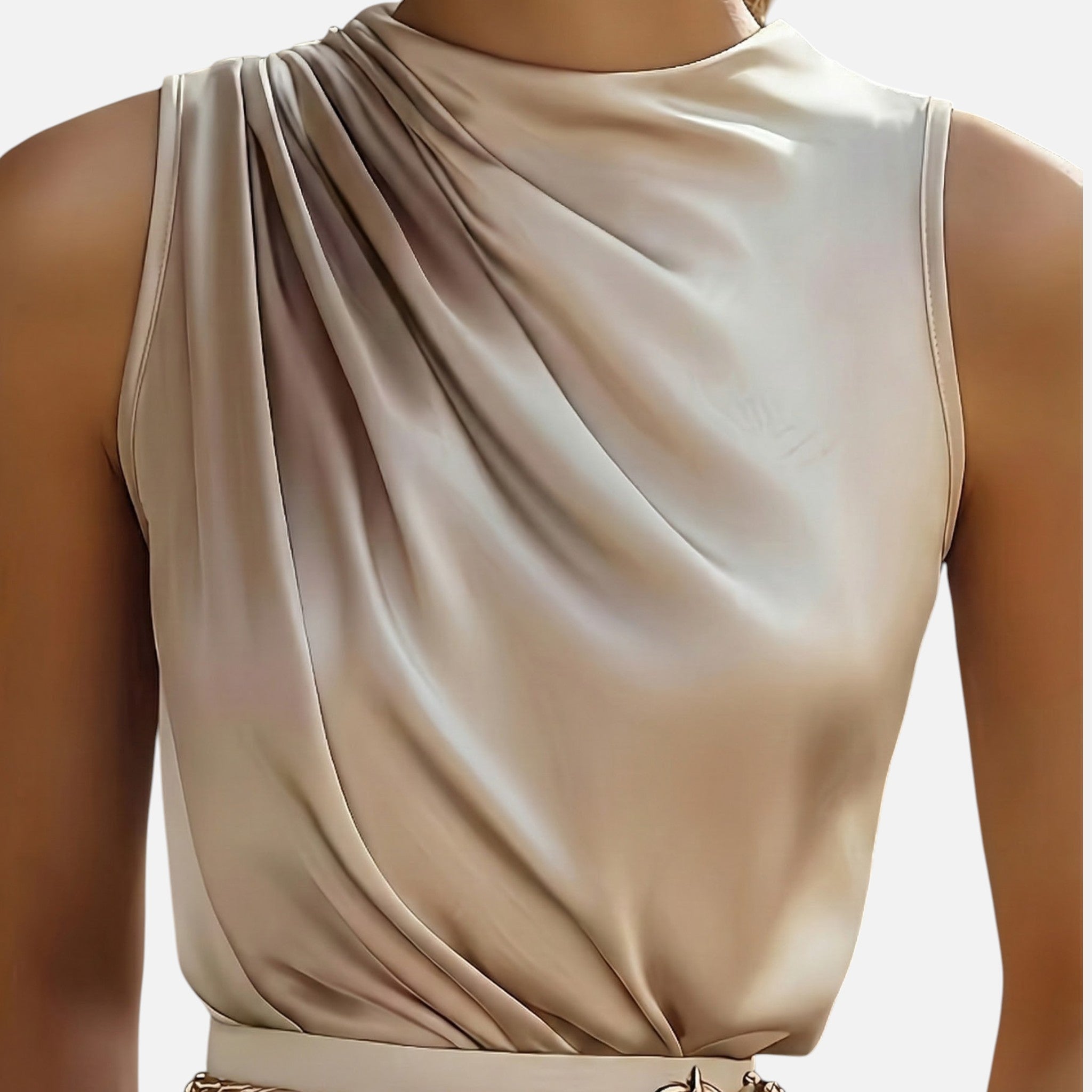 Amvanto | Women’s Sleeveless Ruffle Blouse