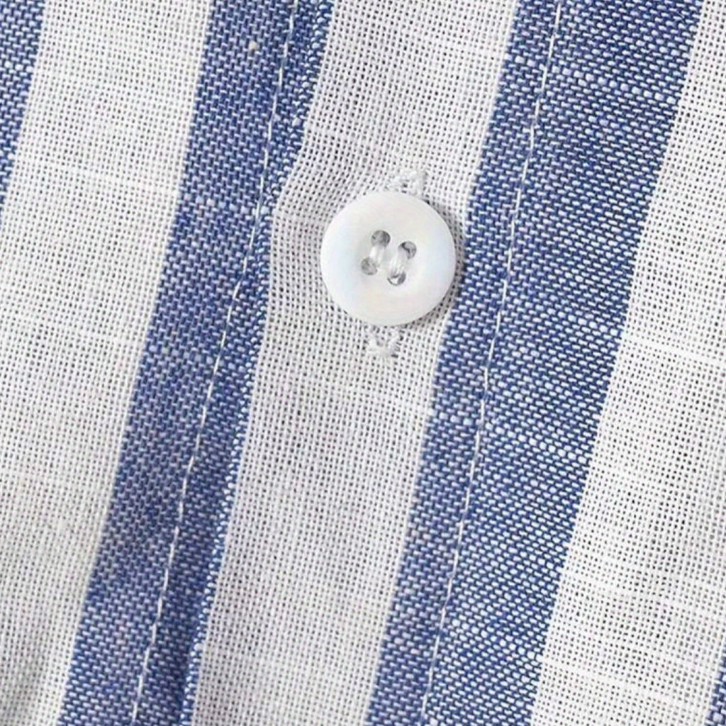 Amvanto | Men’s Classic Striped Button Shirt