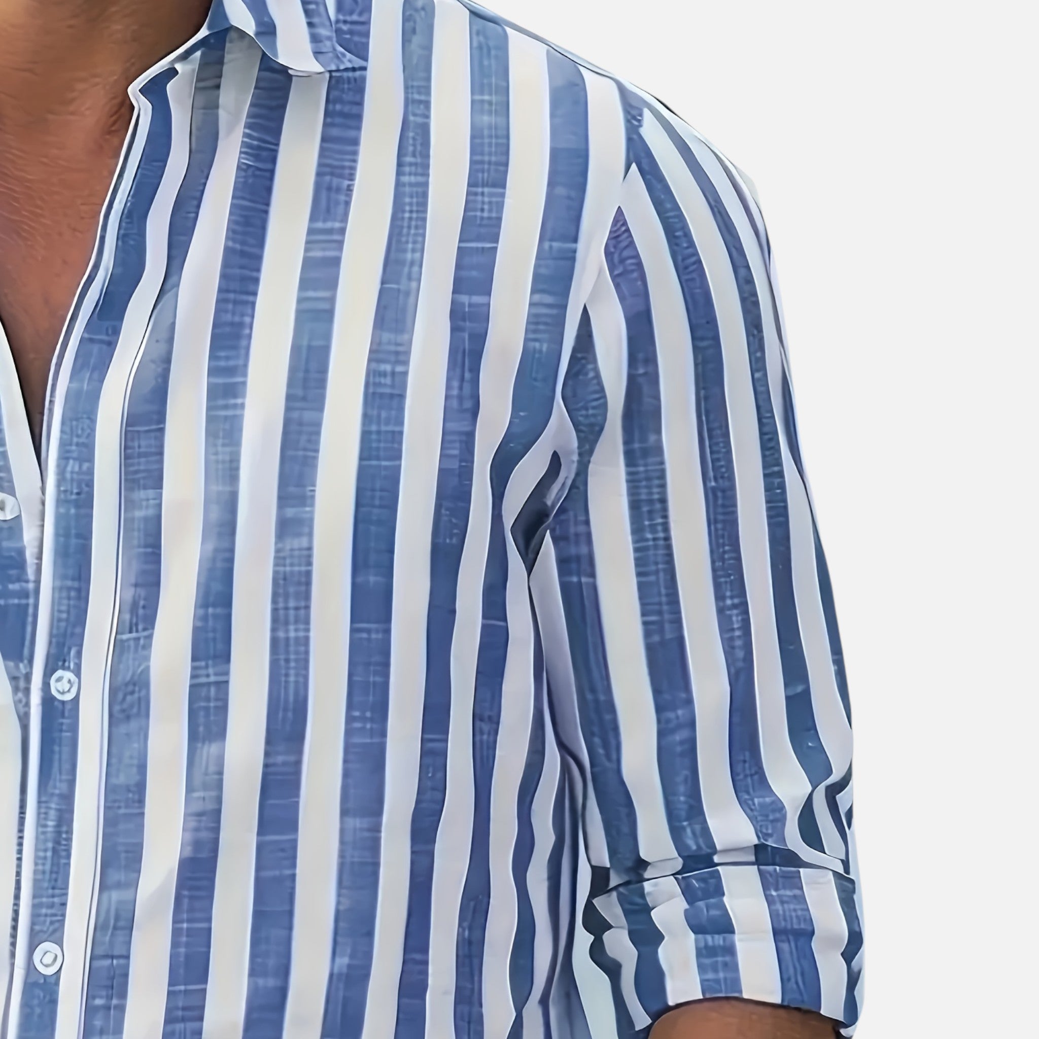 Amvanto | Men’s Classic Striped Button Shirt