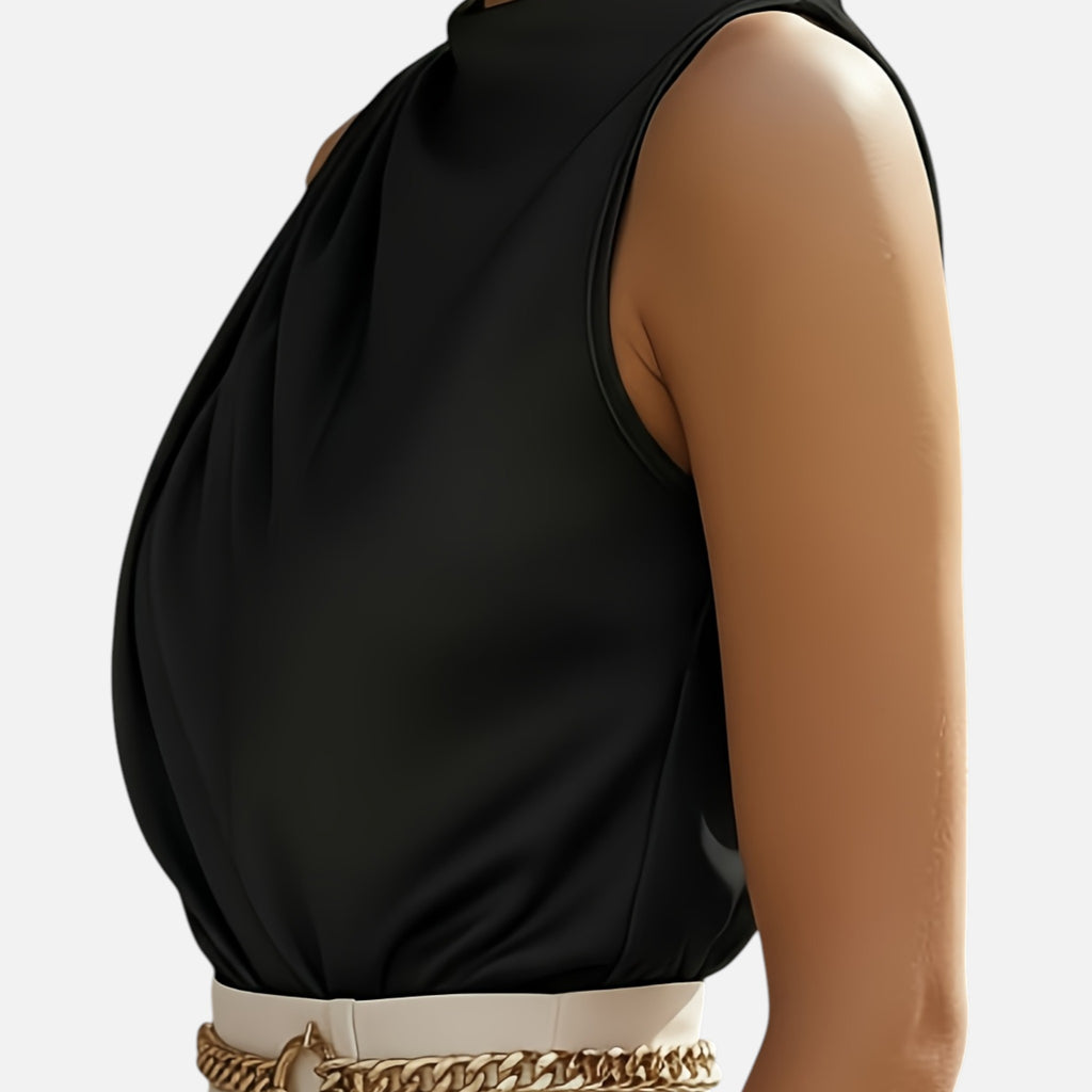 Amvanto | Women’s Sleeveless Ruffle Blouse