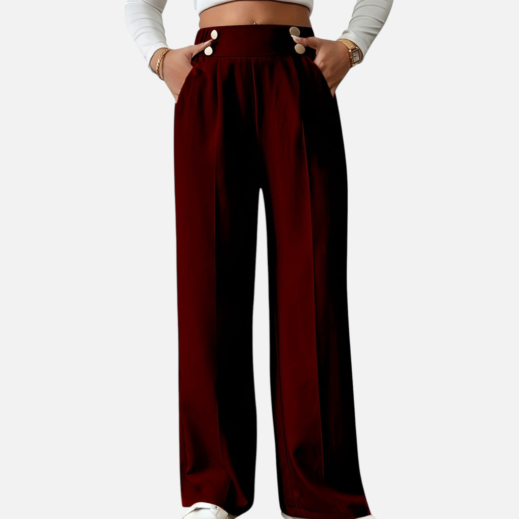 Amvanto | Women’s Refined Office Straight-Leg Trousers