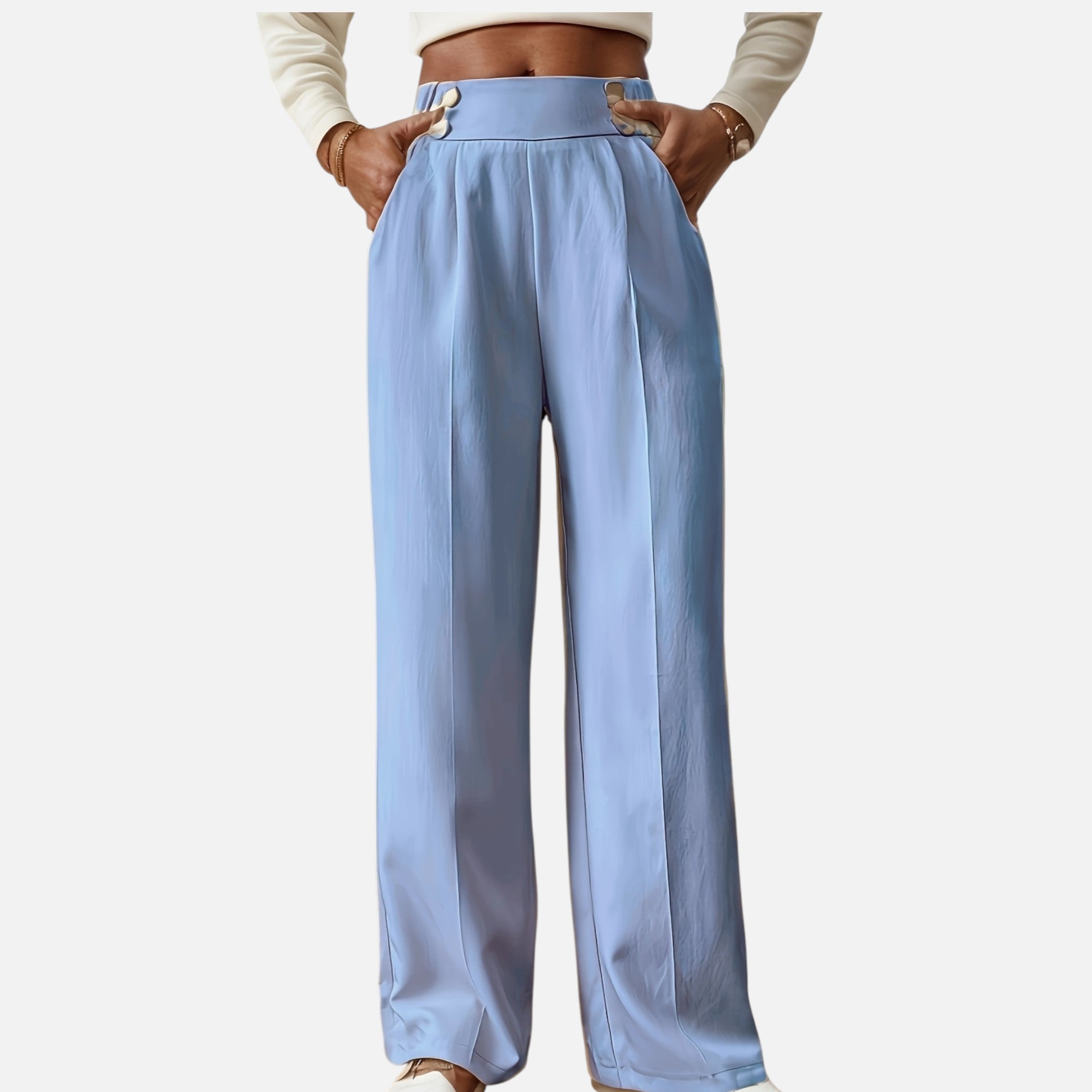 Amvanto | Women’s Refined Office Straight-Leg Trousers