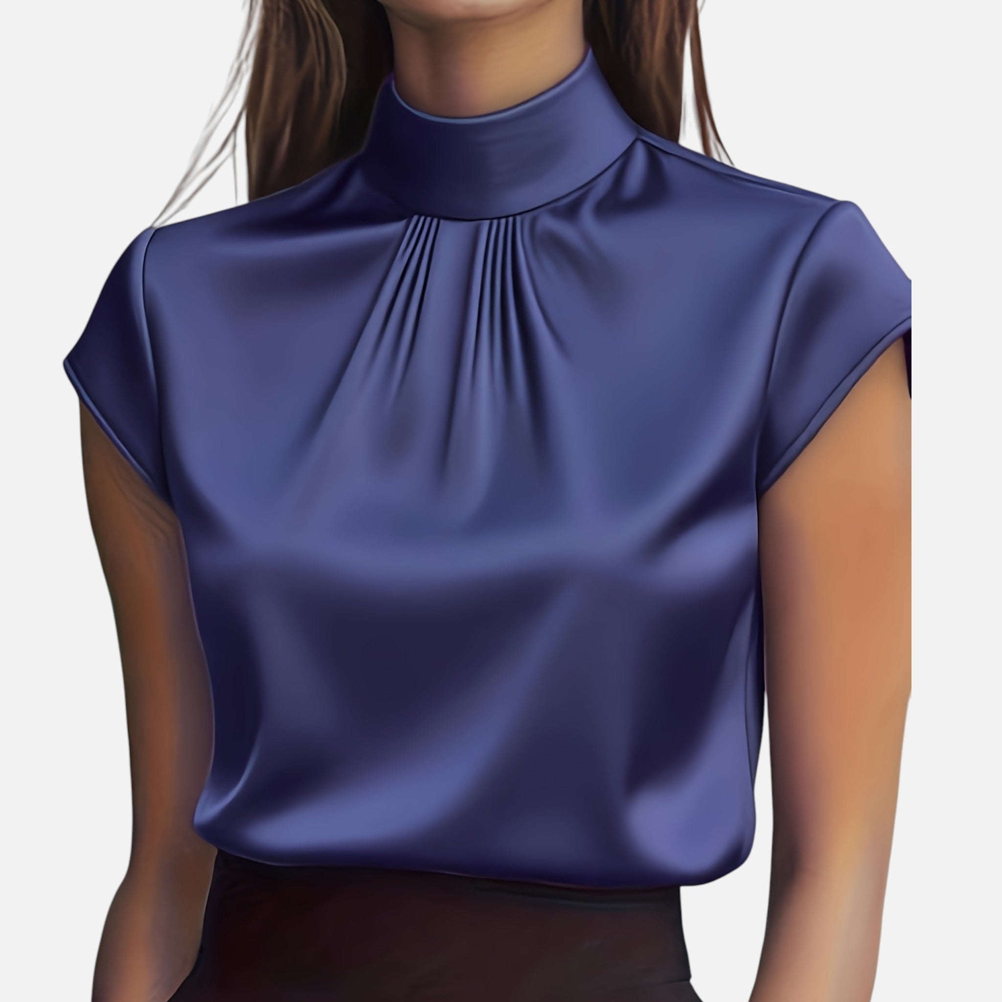 Amvanto | Women’s Elegant Short-Sleeve Blouse