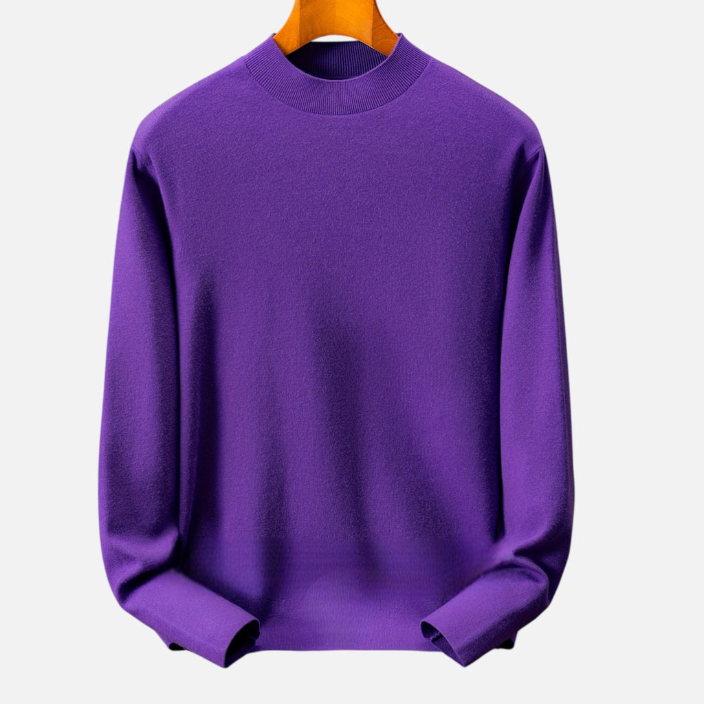 Amvanto | Men’s Tencel Round-Neck Knit Pullover