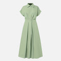 Amvanto | Women’s Button-Front Shirt Dress with Lapel Collar