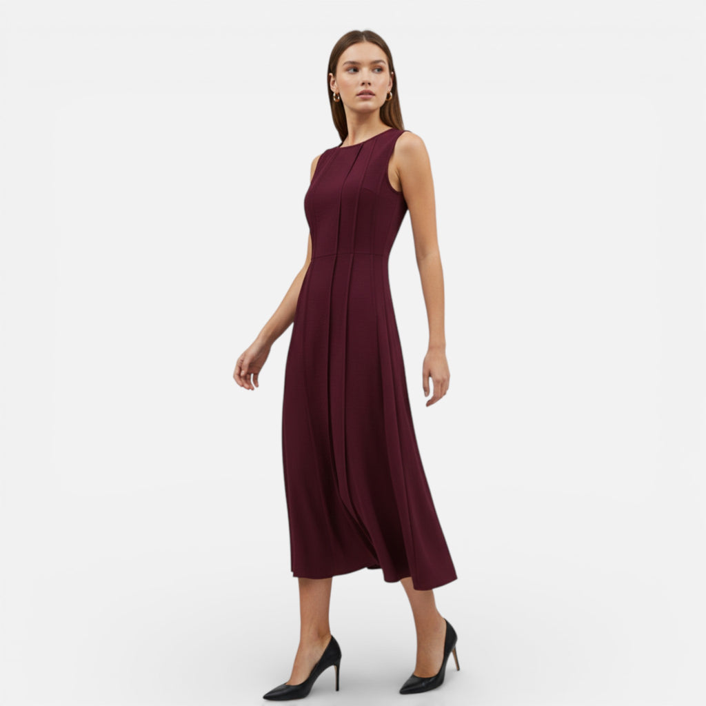 Amvanto | Sleeveless Frill-Detail Summer Dress for Women