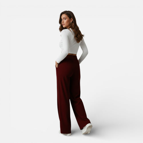Amvanto | Women’s Refined Office Straight-Leg Trousers