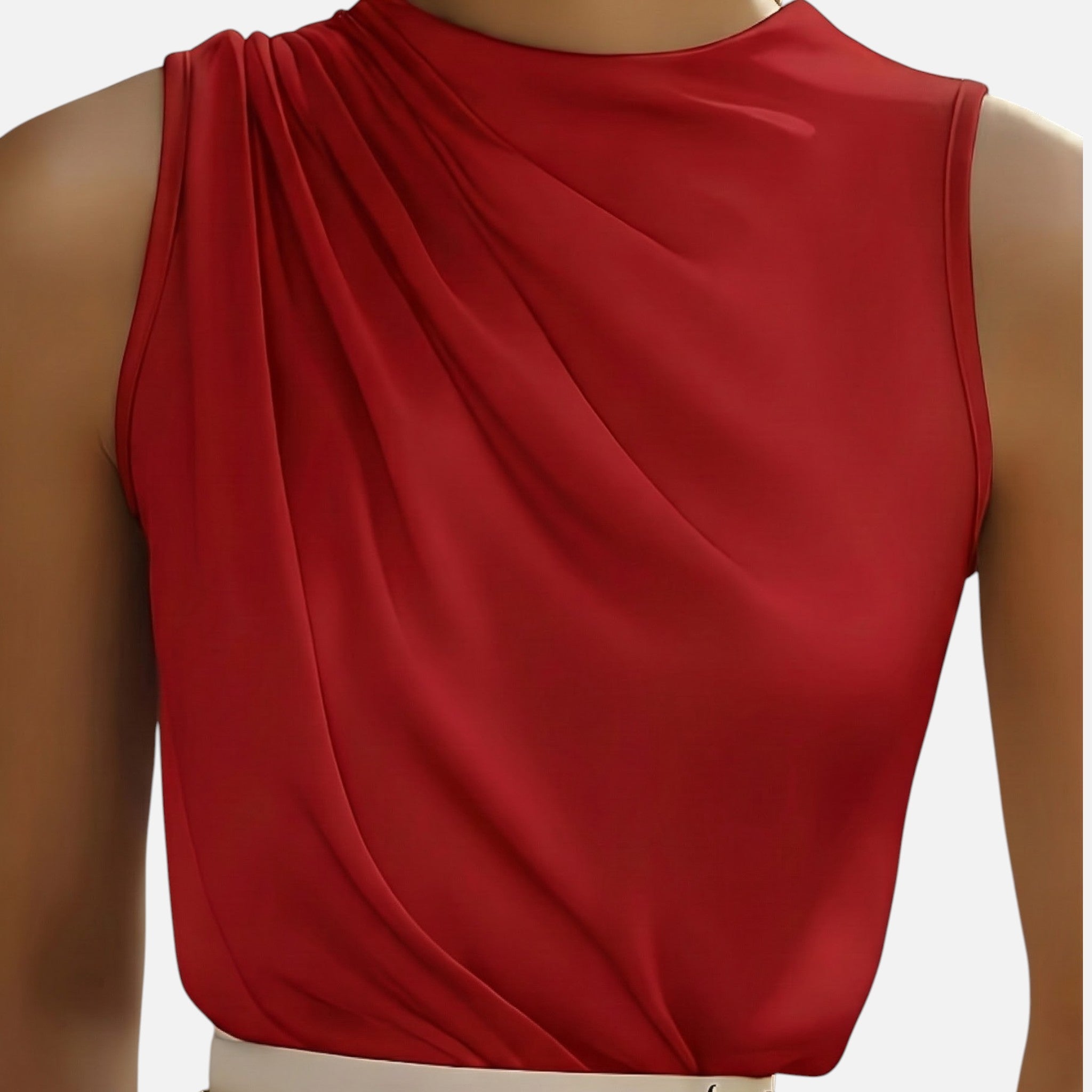Amvanto | Women’s Sleeveless Ruffle Blouse