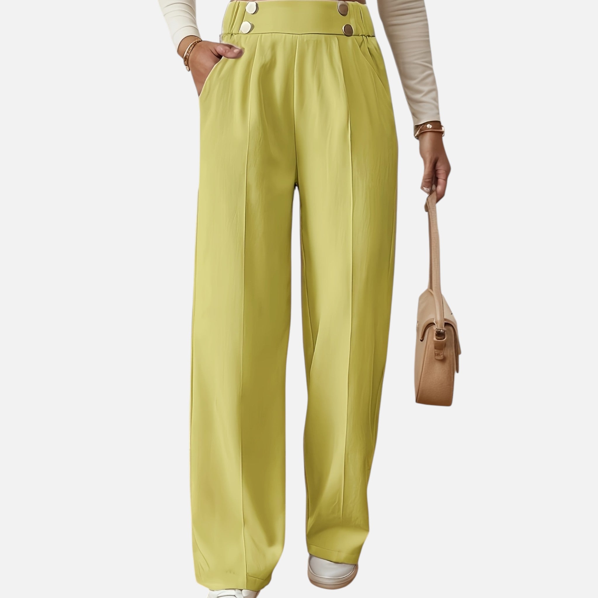 Amvanto | Women’s Refined Office Straight-Leg Trousers
