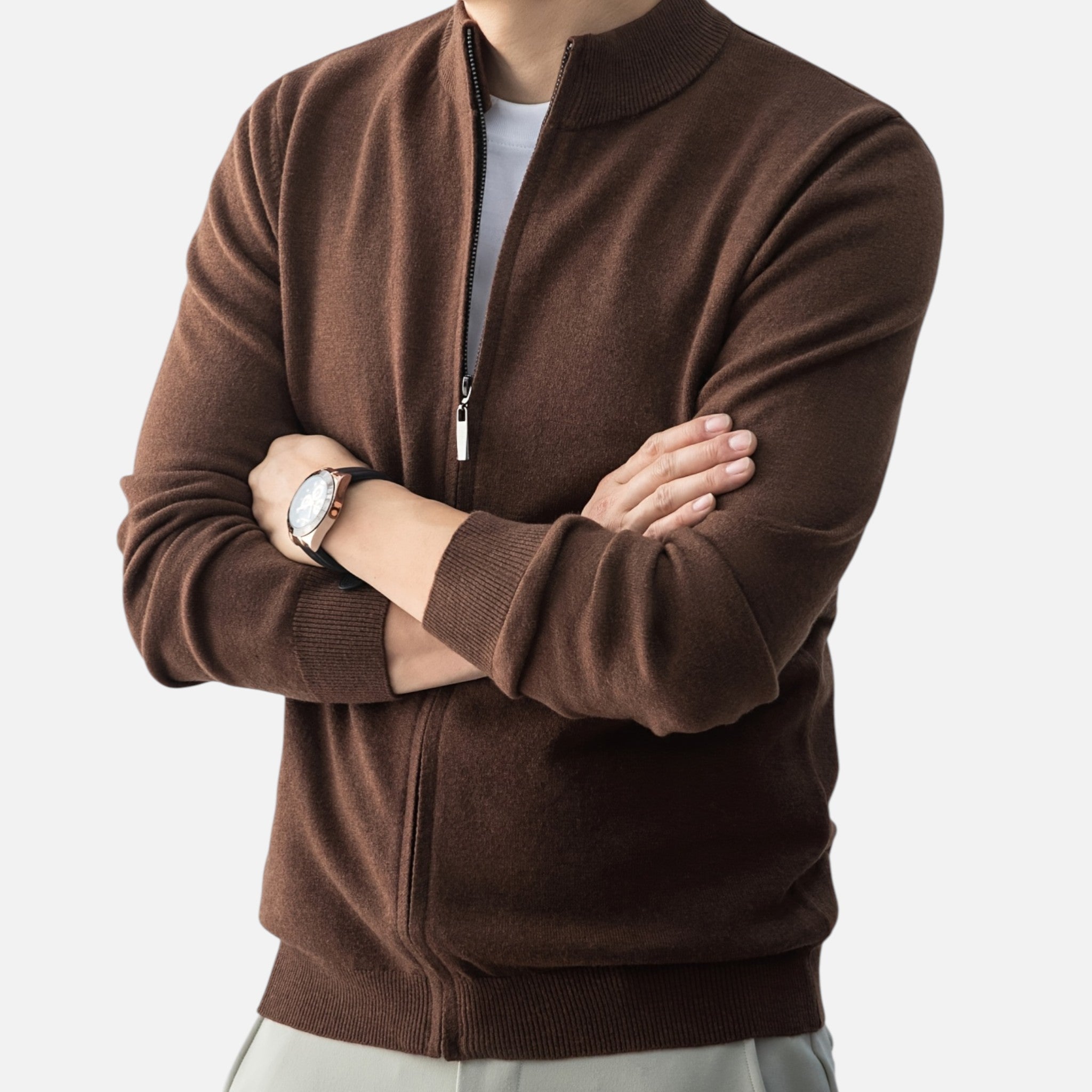 Amvanto | Men’s Heritage Zip Cardigan