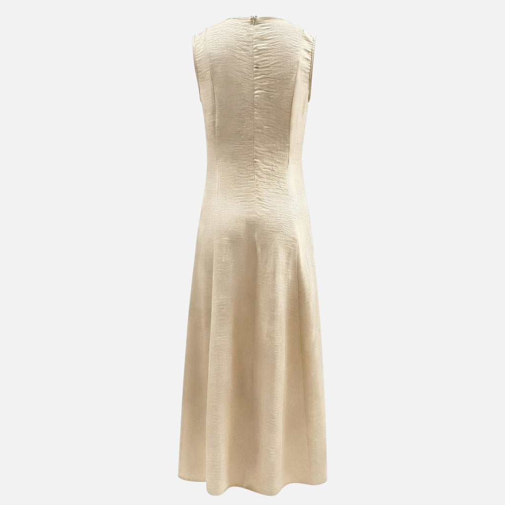 Amvanto | Sleeveless Frill-Detail Summer Dress for Women