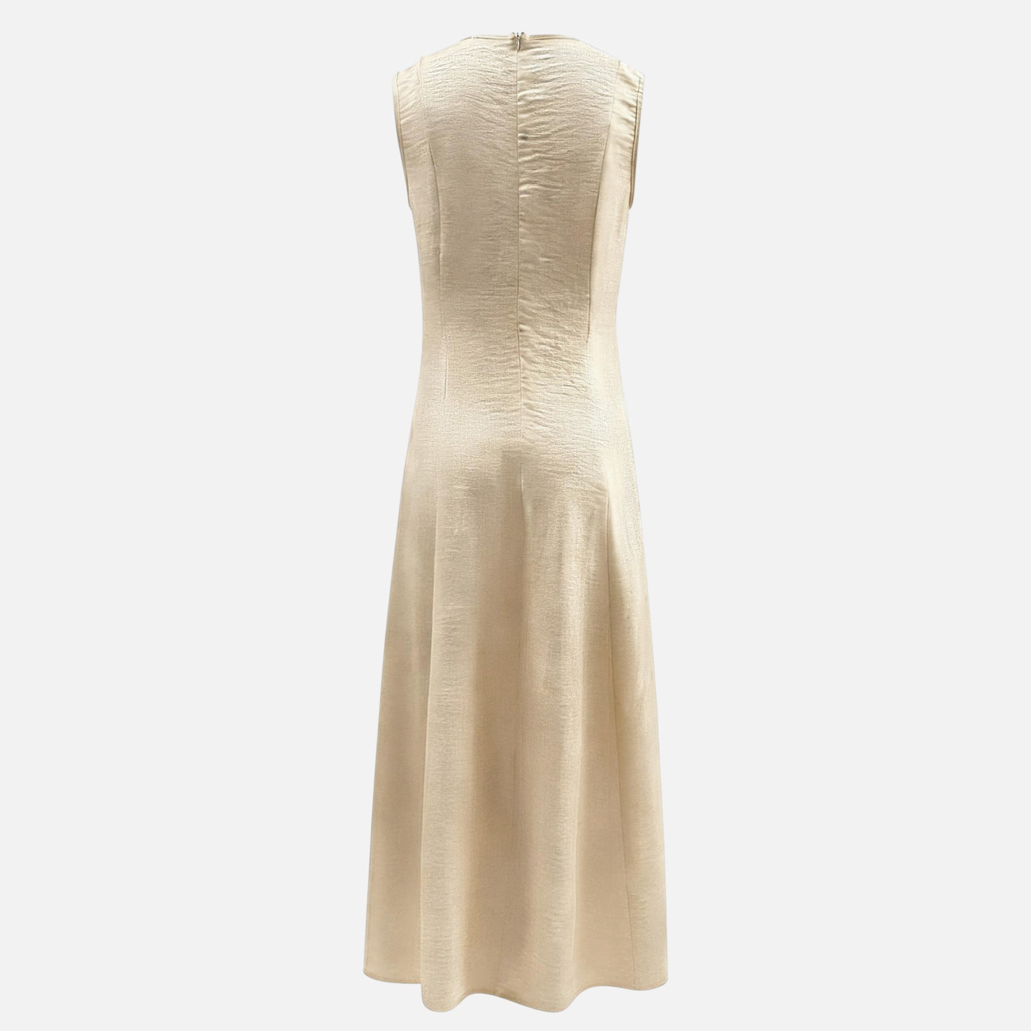 Amvanto | Sleeveless Frill-Detail Summer Dress for Women