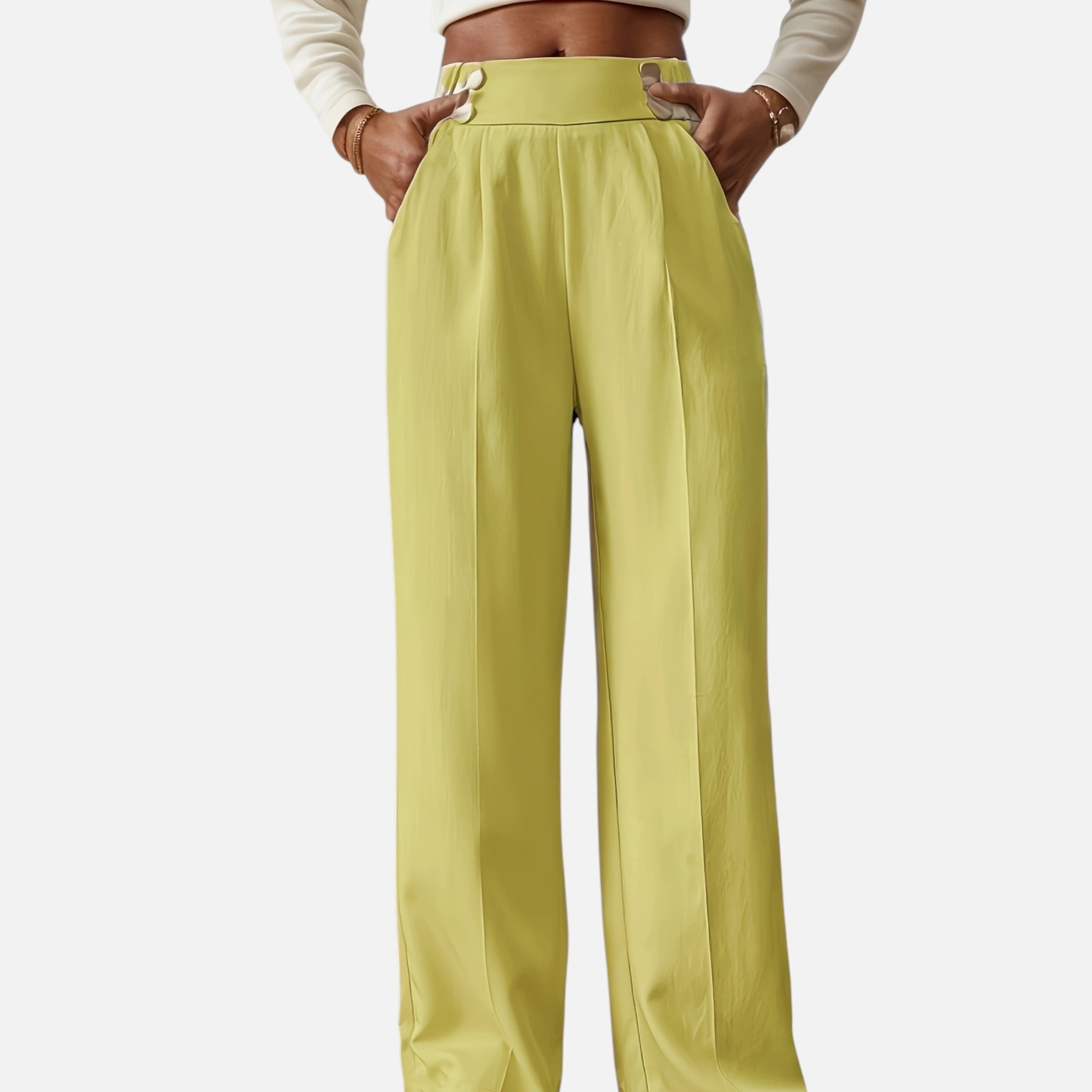 Amvanto | Women’s Refined Office Straight-Leg Trousers