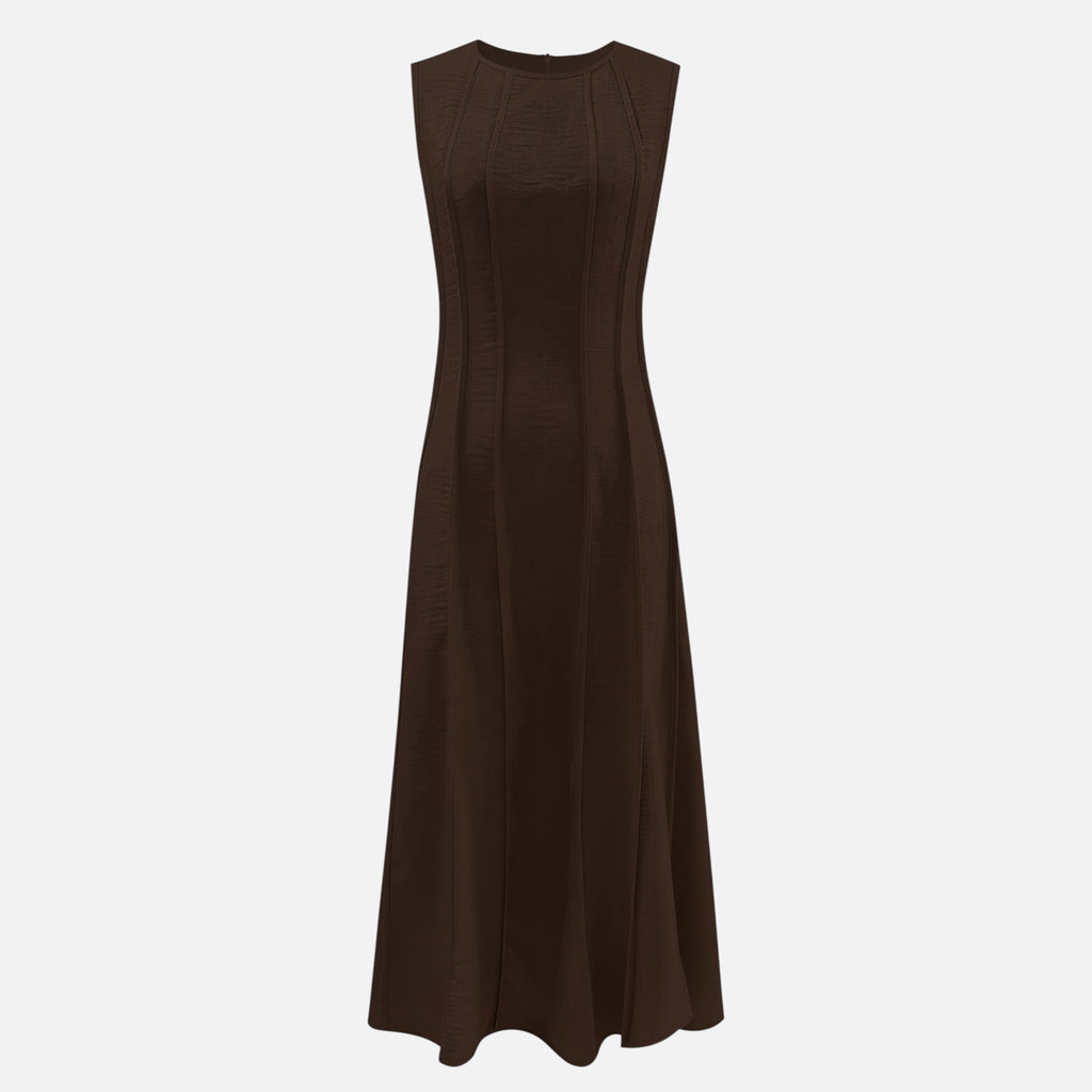Amvanto | Sleeveless Frill-Detail Summer Dress for Women