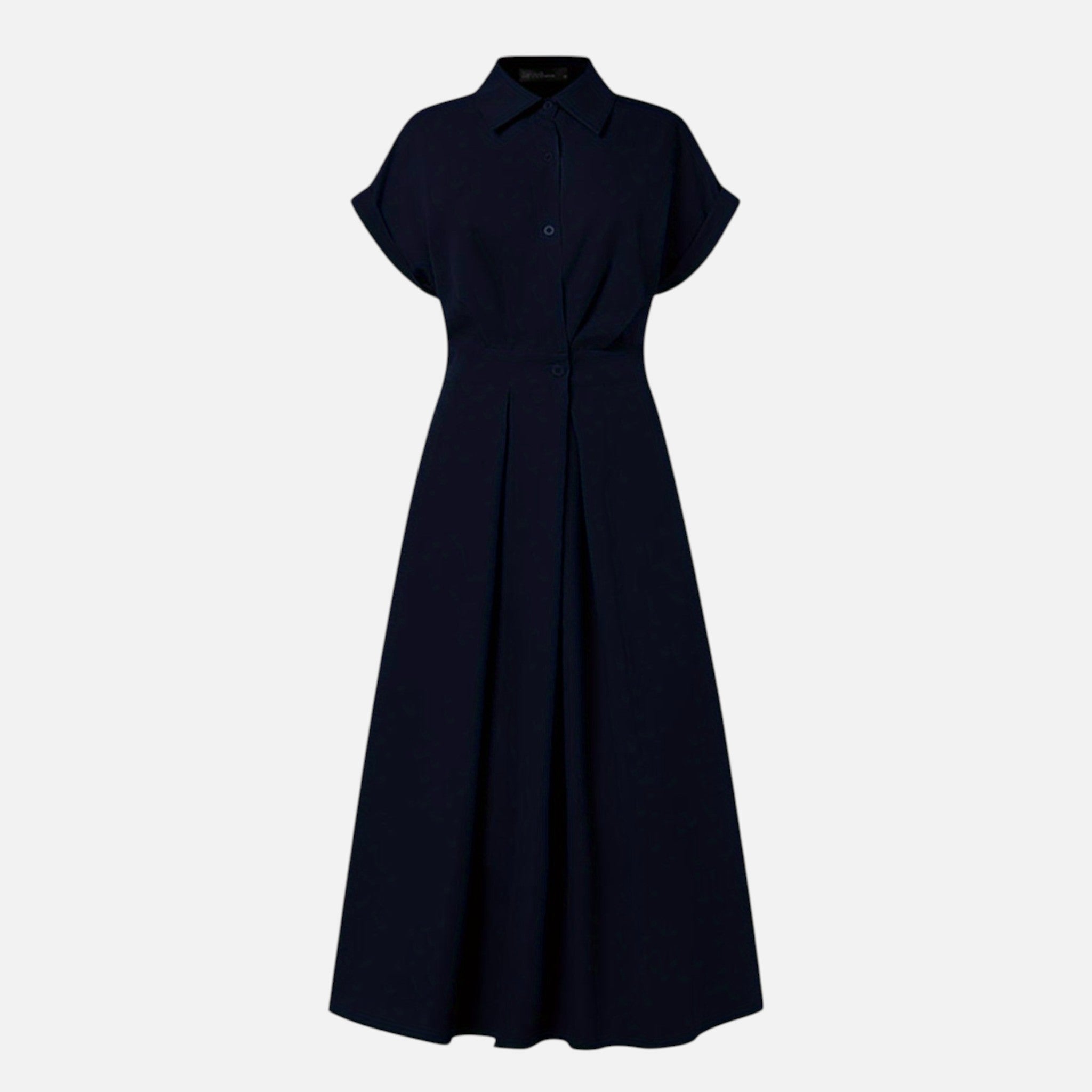 Amvanto | Women’s Button-Front Shirt Dress with Lapel Collar