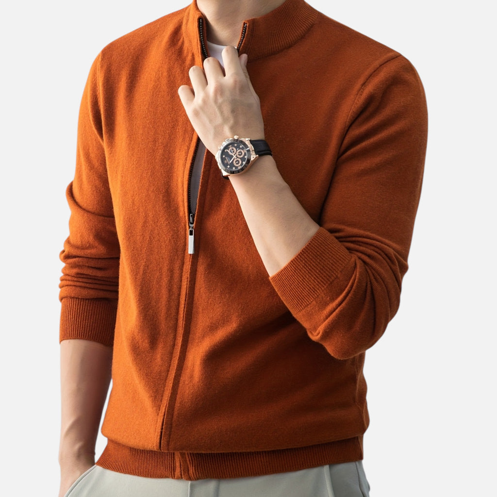 Amvanto | Men’s Heritage Zip Cardigan