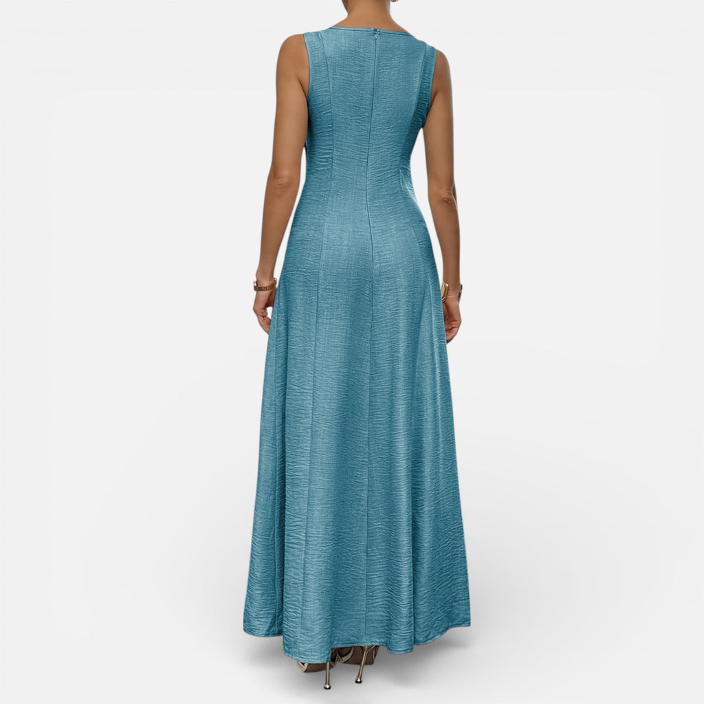 Amvanto | Sleeveless Frill-Detail Summer Dress for Women