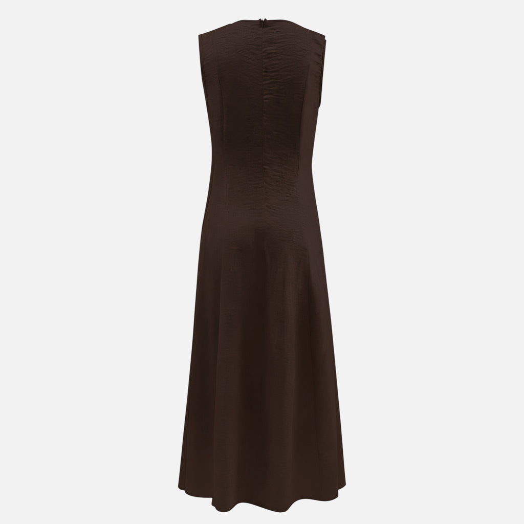 Amvanto | Sleeveless Frill-Detail Summer Dress for Women