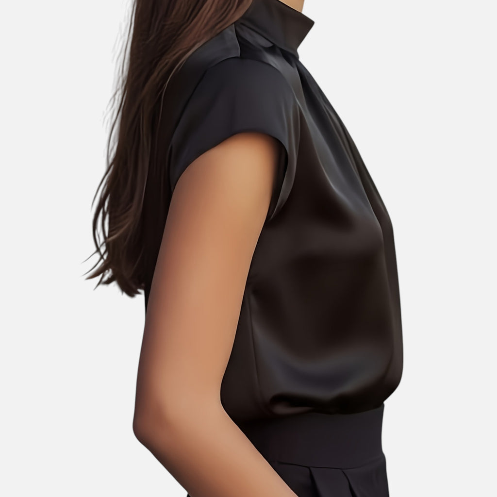Amvanto | Women’s Elegant Short-Sleeve Blouse