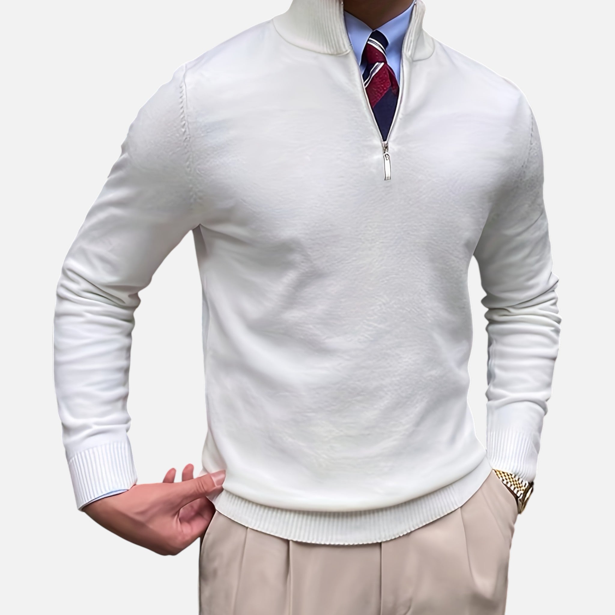 Amvanto | Men’s Ivy Stand-Collar Pullover