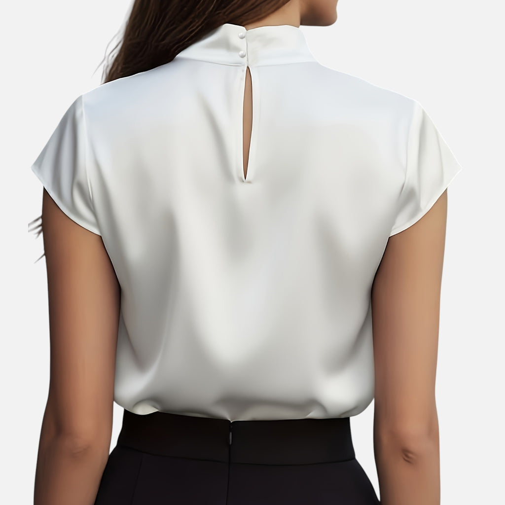 Amvanto | Women’s Elegant Short-Sleeve Blouse