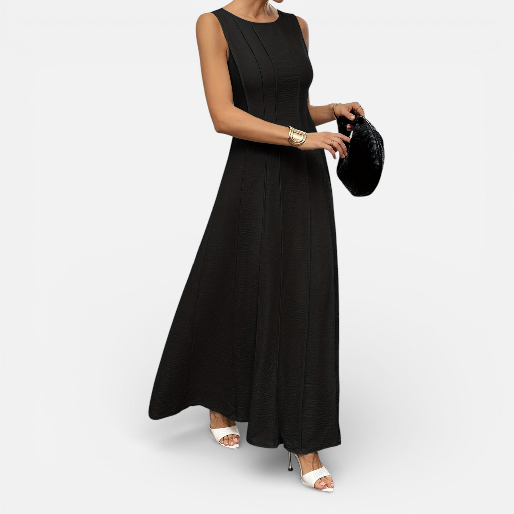 Amvanto | Sleeveless Frill-Detail Summer Dress for Women